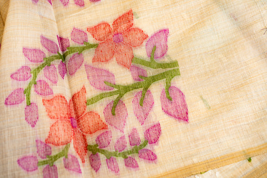 Chanderi- Jamdani work