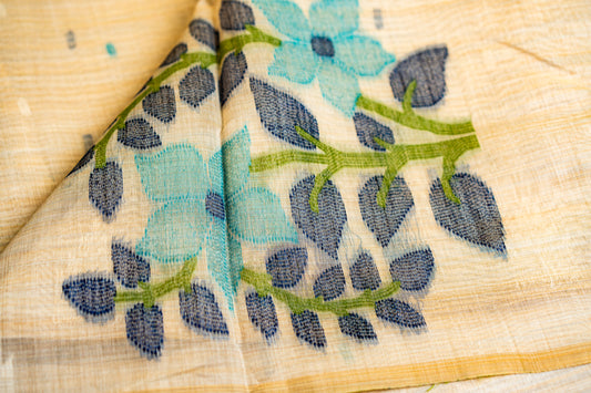 Chanderi- Jamdani work