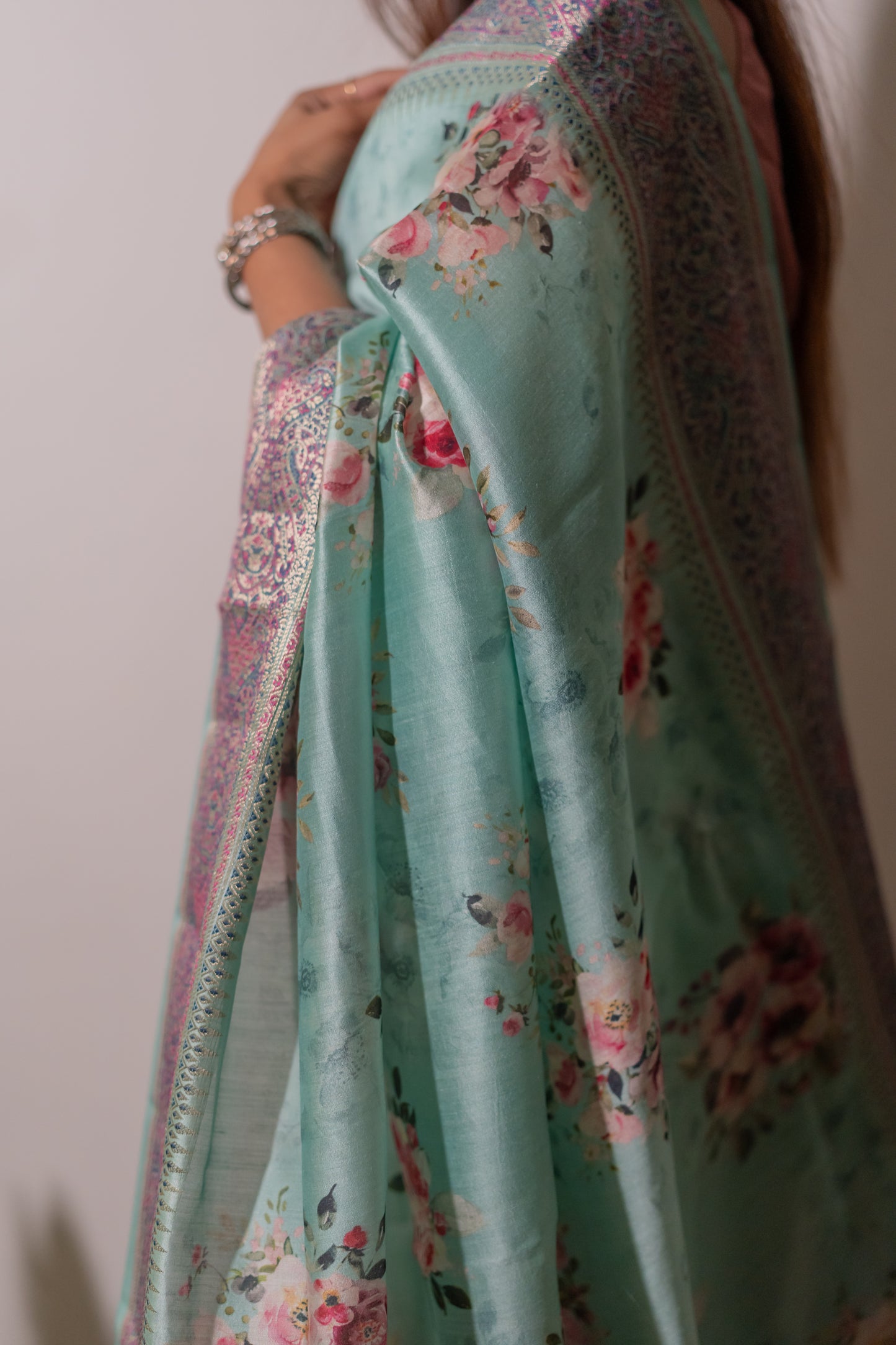 Chiniya Silk -Jamewar work