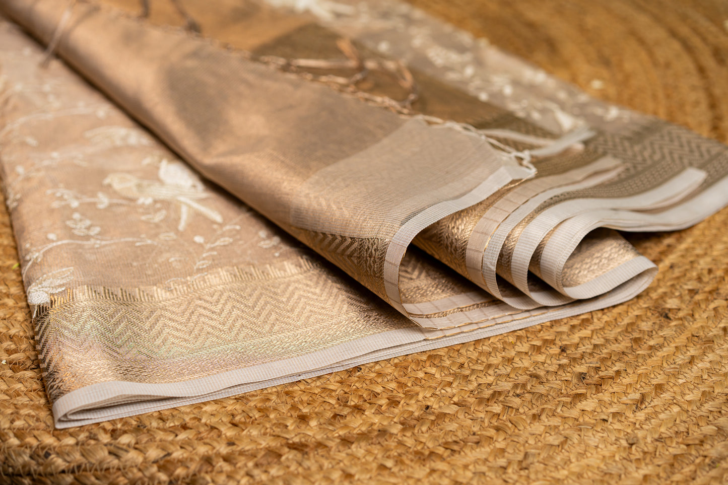 Tissue by Kota- floral and nature inspired Tonal Threadwork