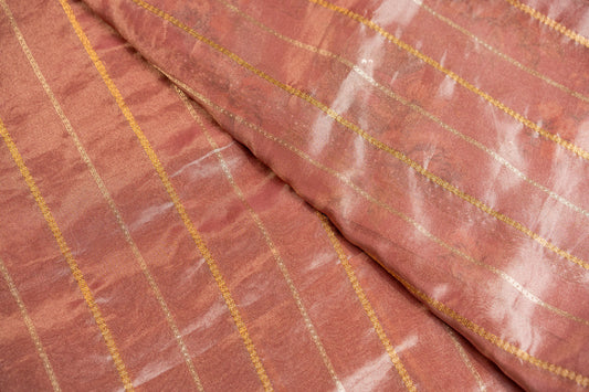 Tissue saree- Sonarupa work and embroidery on pallu
