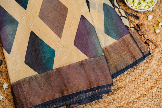 Pure Tussar Silk Saree