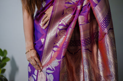 mashru Silk with zari work