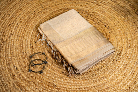 Exclusive Maheshwari Tissue Sarees with Butti Weaving on Overall Body