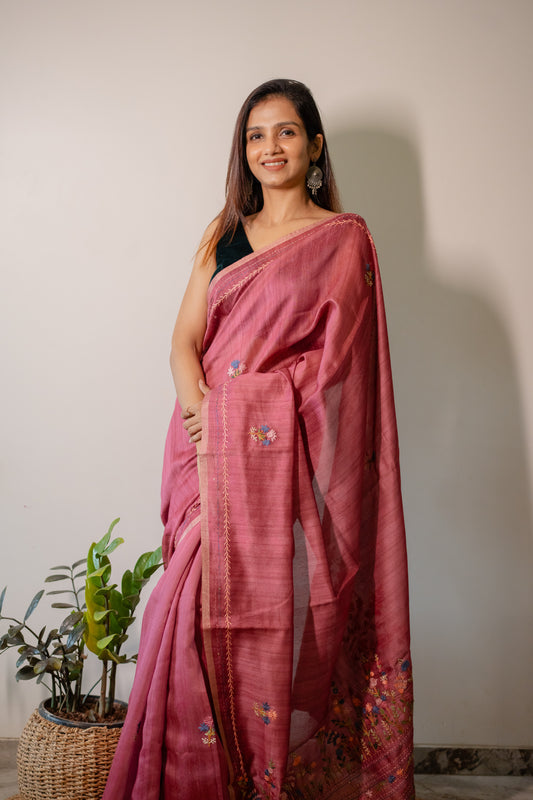 Chanderi- Katha Stitch