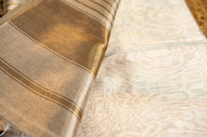 Exclusive Maheshwari Tissue Sarees with Butti Weaving on Overall Body