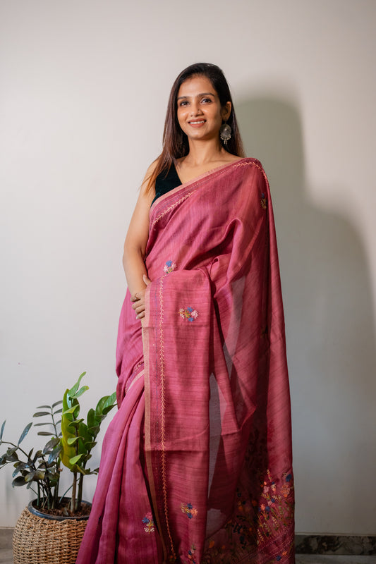 Chanderi- Katha Stitch