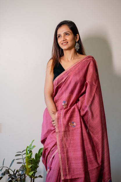 Chanderi- Katha Stitch