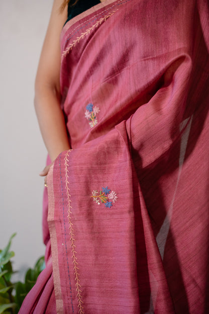 Chanderi- Katha Stitch