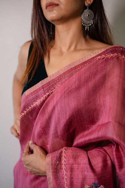 Chanderi- Katha Stitch