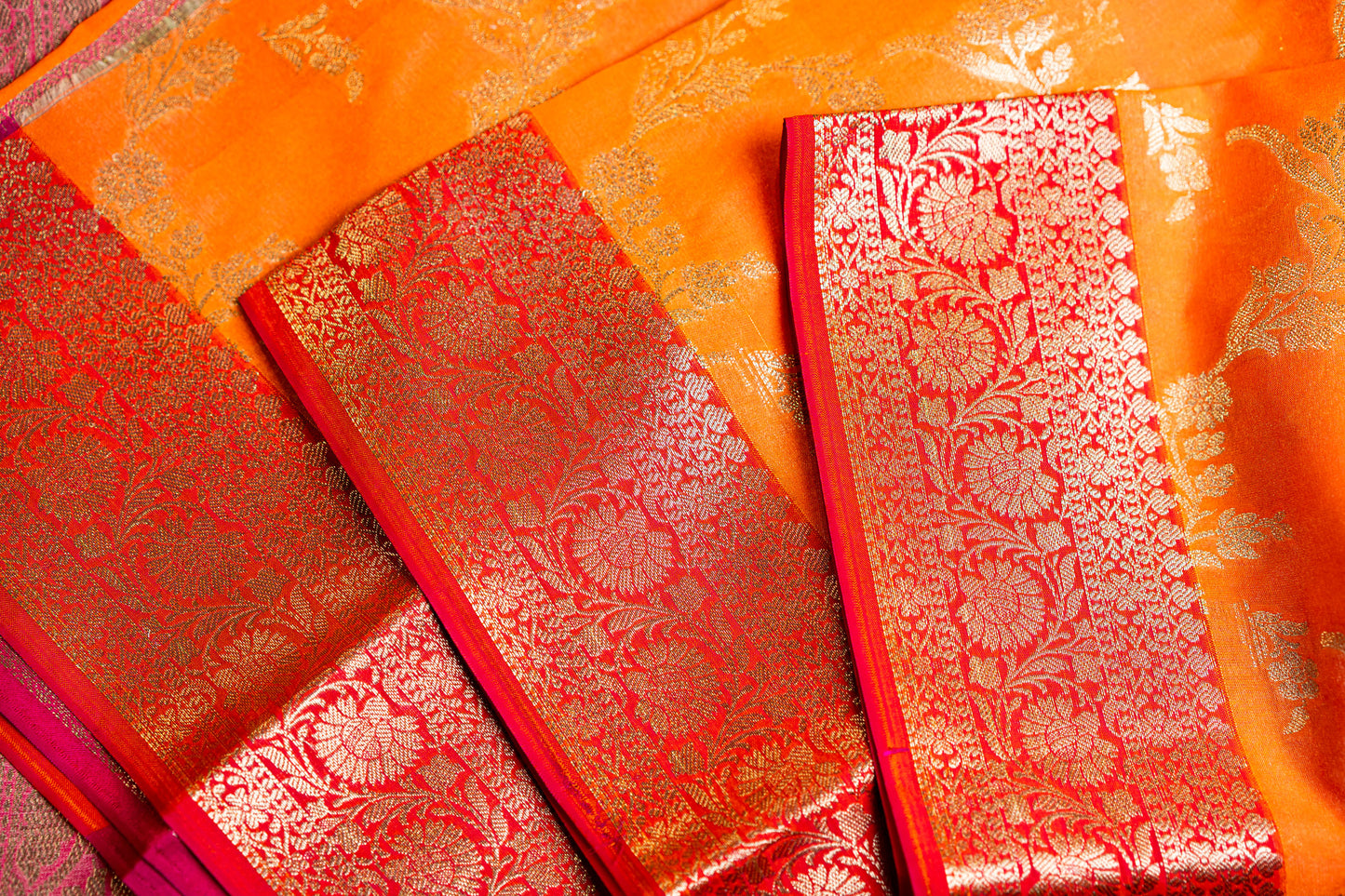 Banarasi Saree with Meenakari jaal work