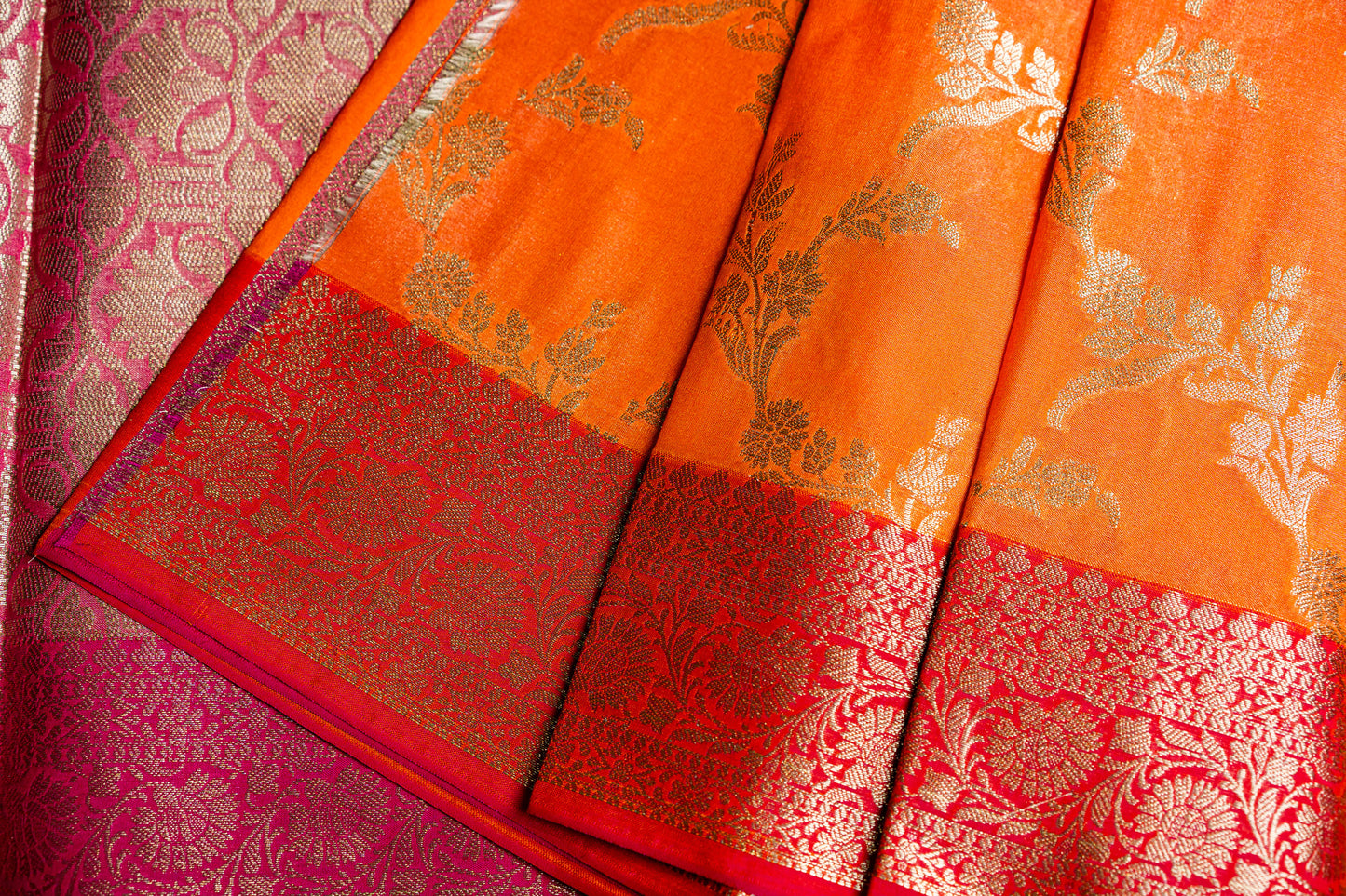 Banarasi Saree with Meenakari jaal work