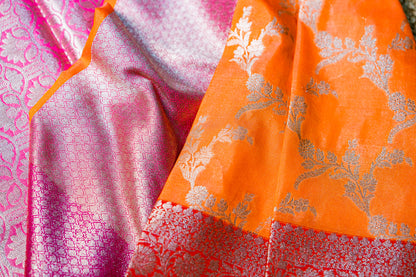 Banarasi Saree with Meenakari jaal work