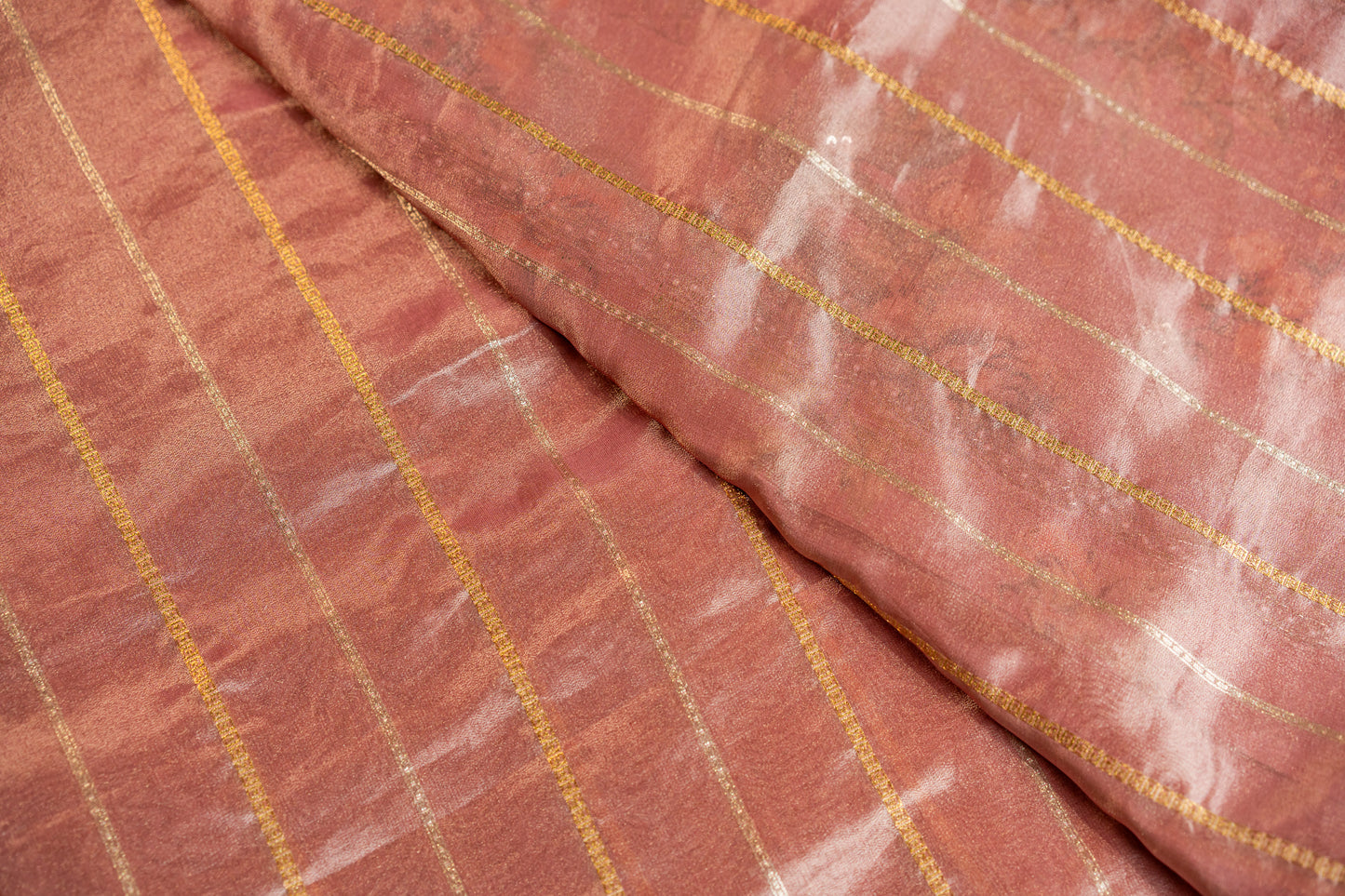 Tissue saree- Sonarupa work and embroidery on pallu