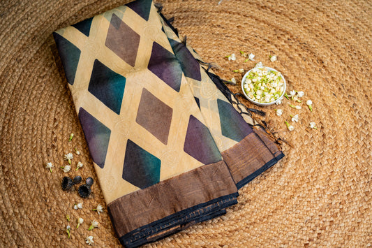 Pure Tussar Silk Saree