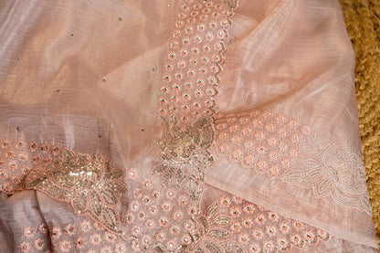 Crush Tissue-Glass Beads and Sequins: