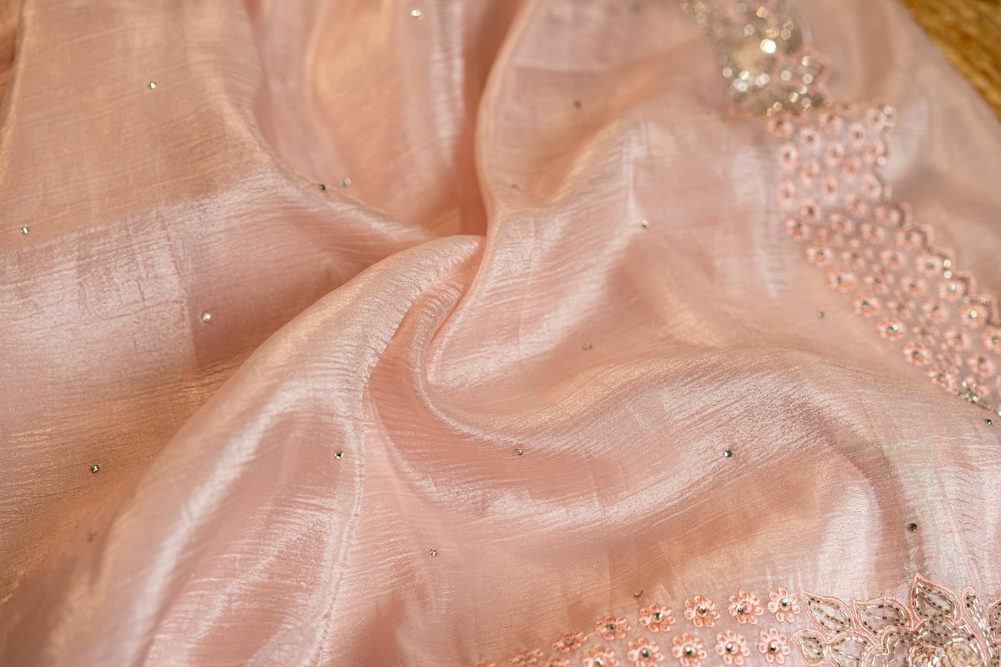 Crush Tissue-Glass Beads and Sequins: