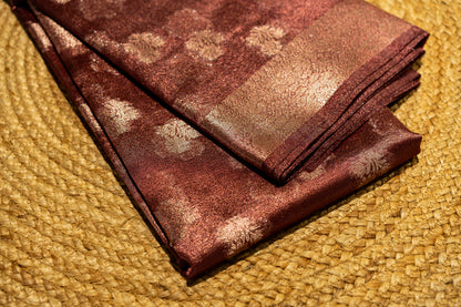 Tissue silk- with zari work