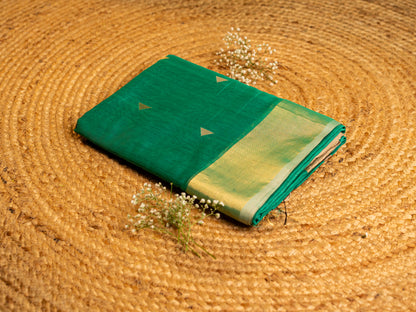 Maheshwari Triangle Butti Weaving Saree