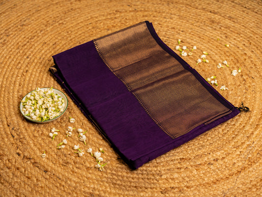 Maheshwari Saree Zari Line Pallu