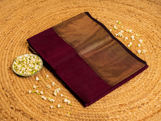 Maheshwari Saree Zari Line Pallu